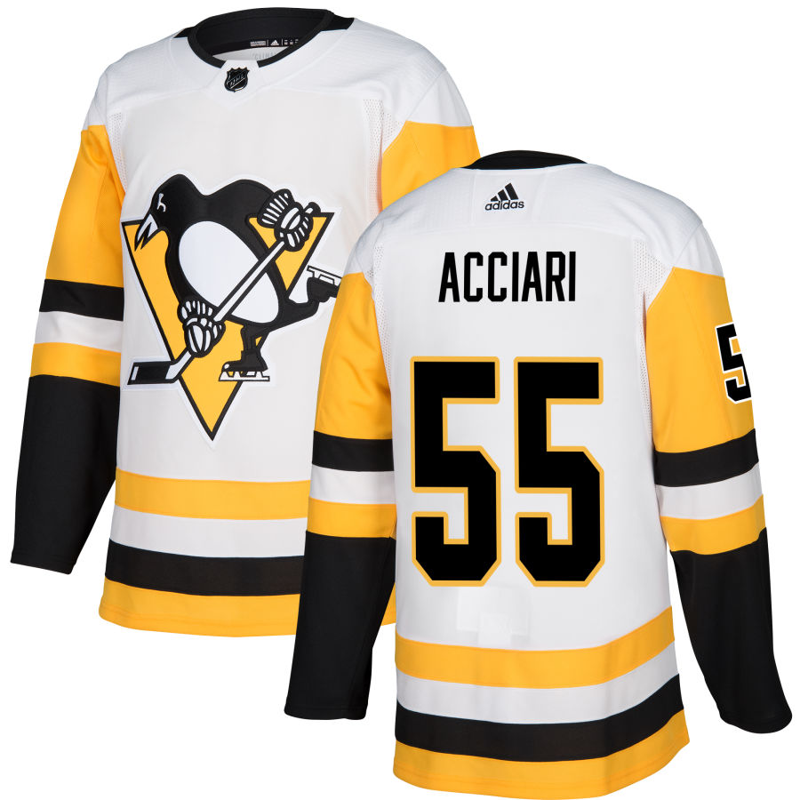 Noel Acciari Pittsburgh Penguins adidas Authentic Jersey - White